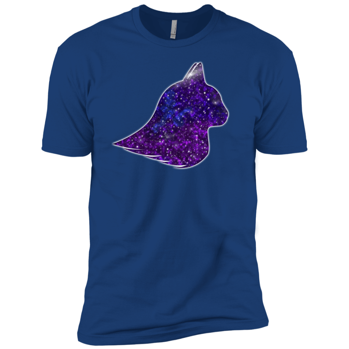 T-Shirts Royal / X-Small Galaxy Cat Men's Premium T-Shirt