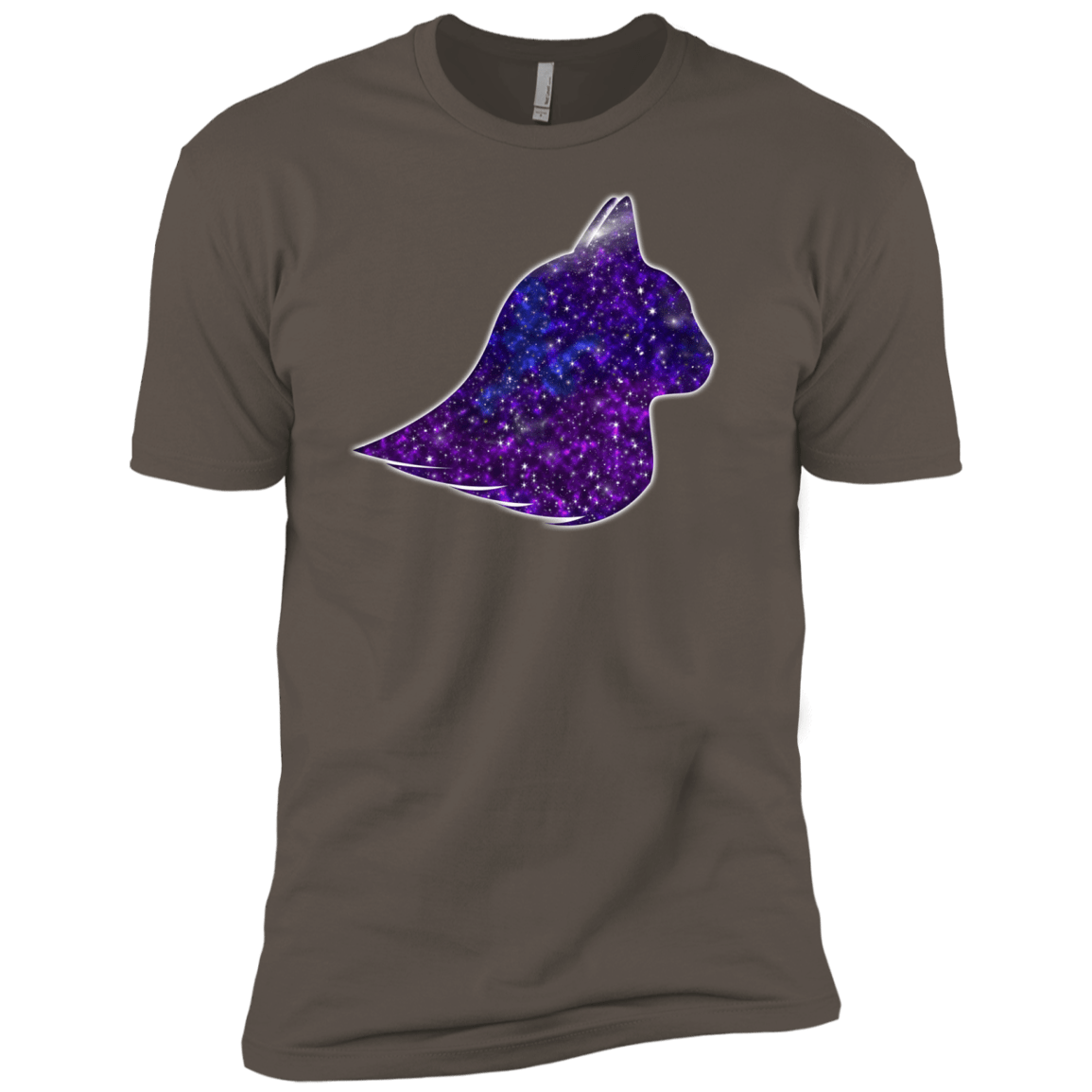 T-Shirts Warm Grey / X-Small Galaxy Cat Men's Premium T-Shirt