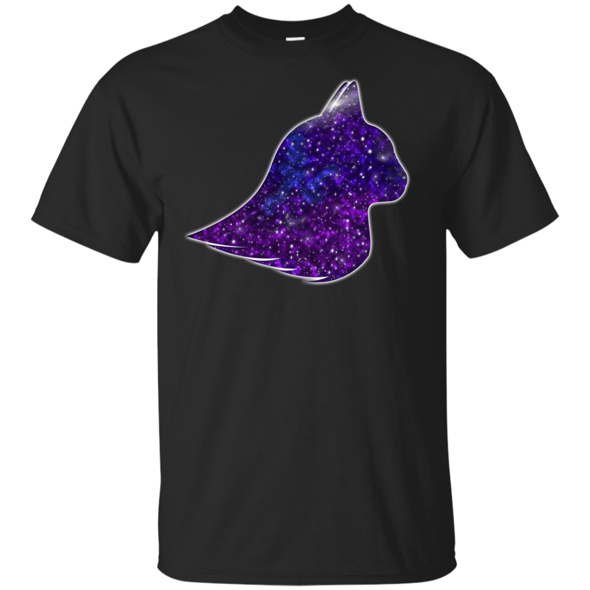 T-Shirts Black / YXS Galaxy Cat Youth T-Shirt
