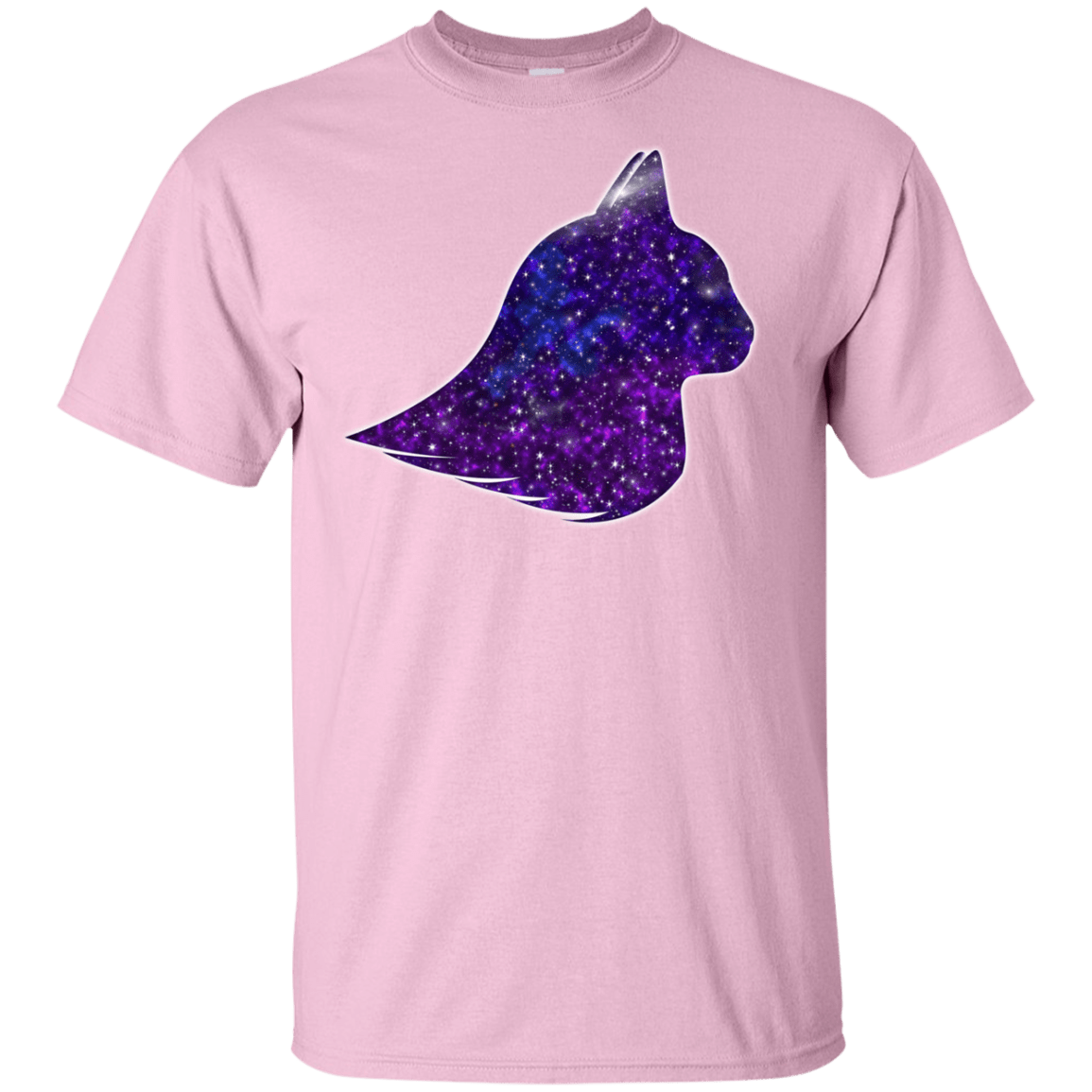 T-Shirts Light Pink / YXS Galaxy Cat Youth T-Shirt