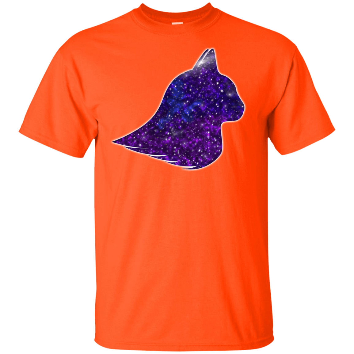 T-Shirts Orange / YXS Galaxy Cat Youth T-Shirt
