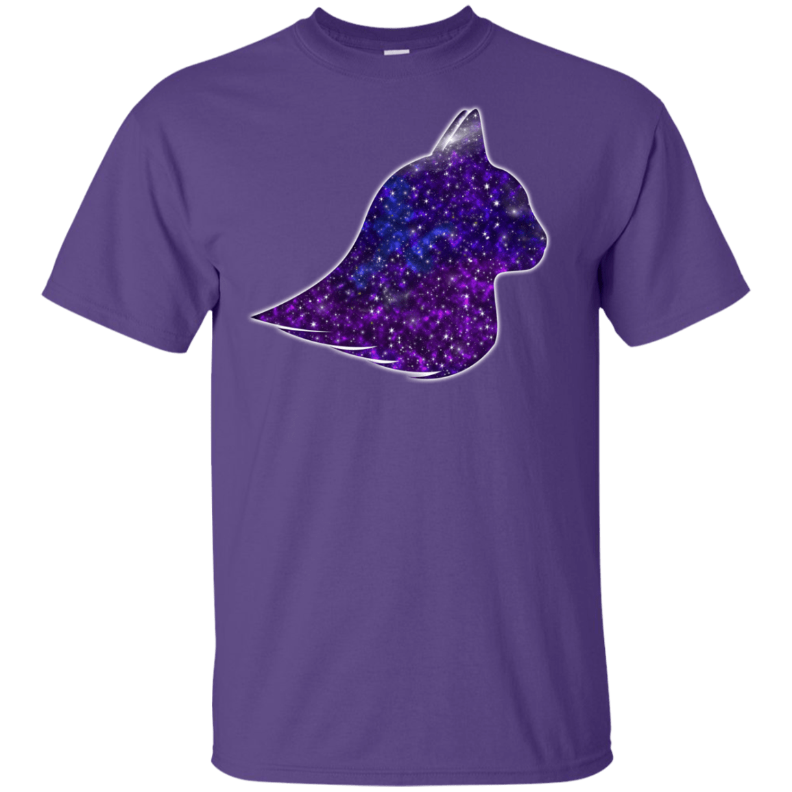 T-Shirts Purple / YXS Galaxy Cat Youth T-Shirt