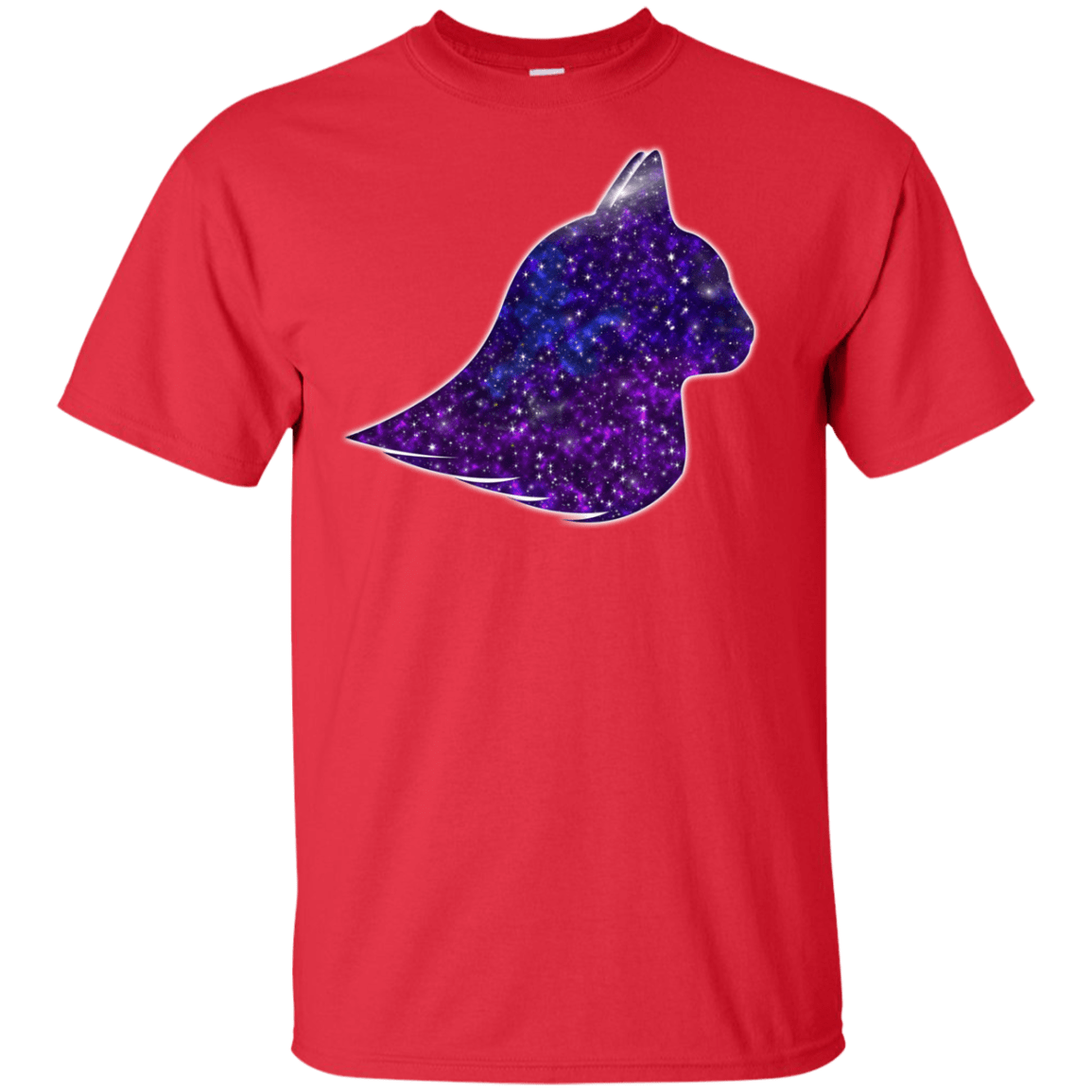 T-Shirts Red / YXS Galaxy Cat Youth T-Shirt