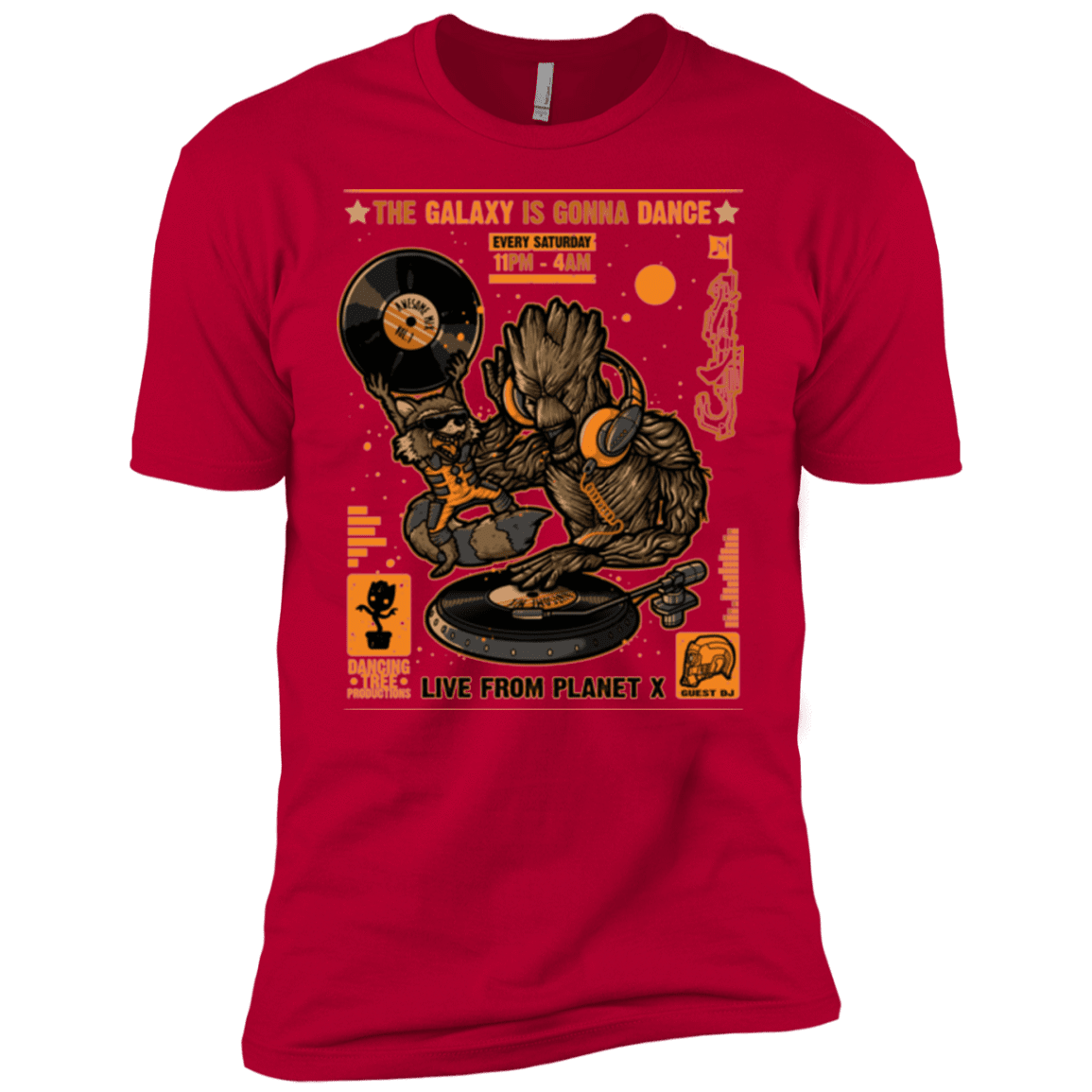 T-Shirts Red / YXS GALAXY GIG Boys Premium T-Shirt