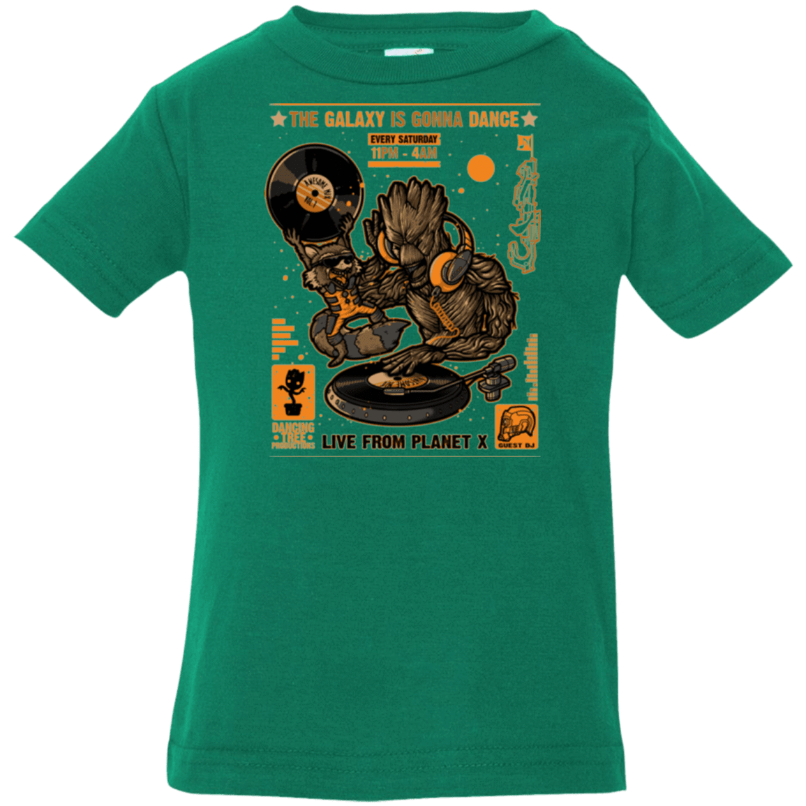 T-Shirts Kelly / 6 Months GALAXY GIG Infant Premium T-Shirt