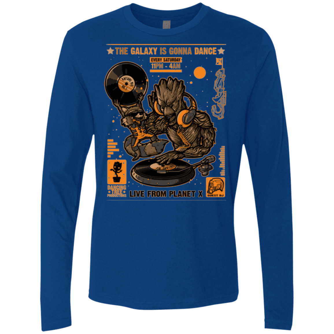 T-Shirts Royal / Small GALAXY GIG Men's Premium Long Sleeve