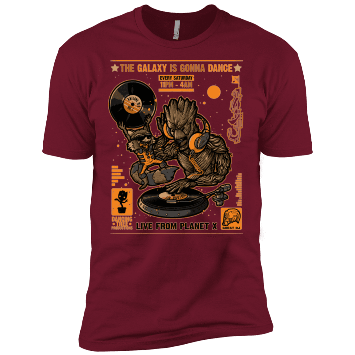 T-Shirts Cardinal / X-Small GALAXY GIG Men's Premium T-Shirt