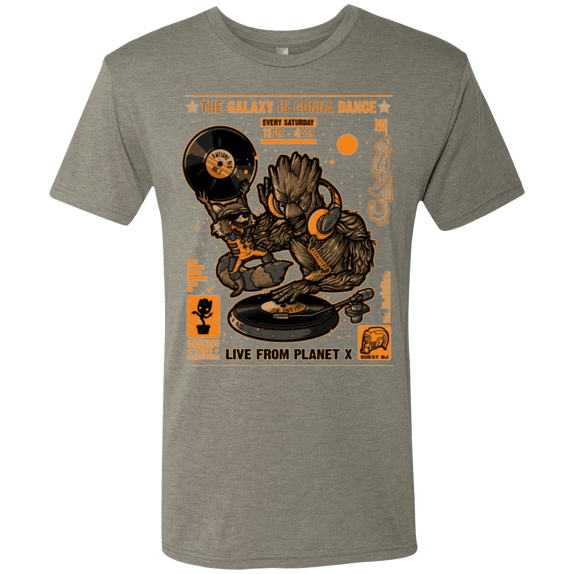 T-Shirts Venetian Grey / Small GALAXY GIG Men's Triblend T-Shirt