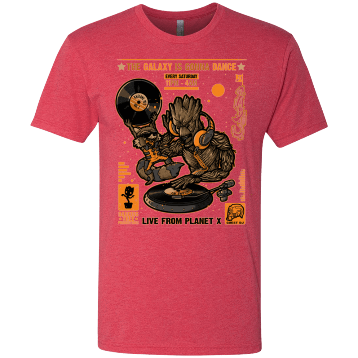 T-Shirts Vintage Red / Small GALAXY GIG Men's Triblend T-Shirt