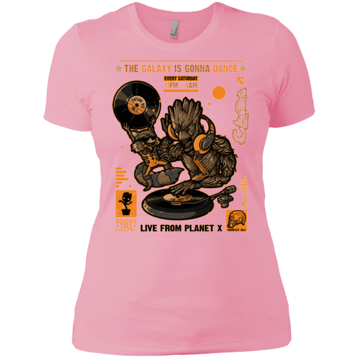 T-Shirts Light Pink / X-Small GALAXY GIG Women's Premium T-Shirt