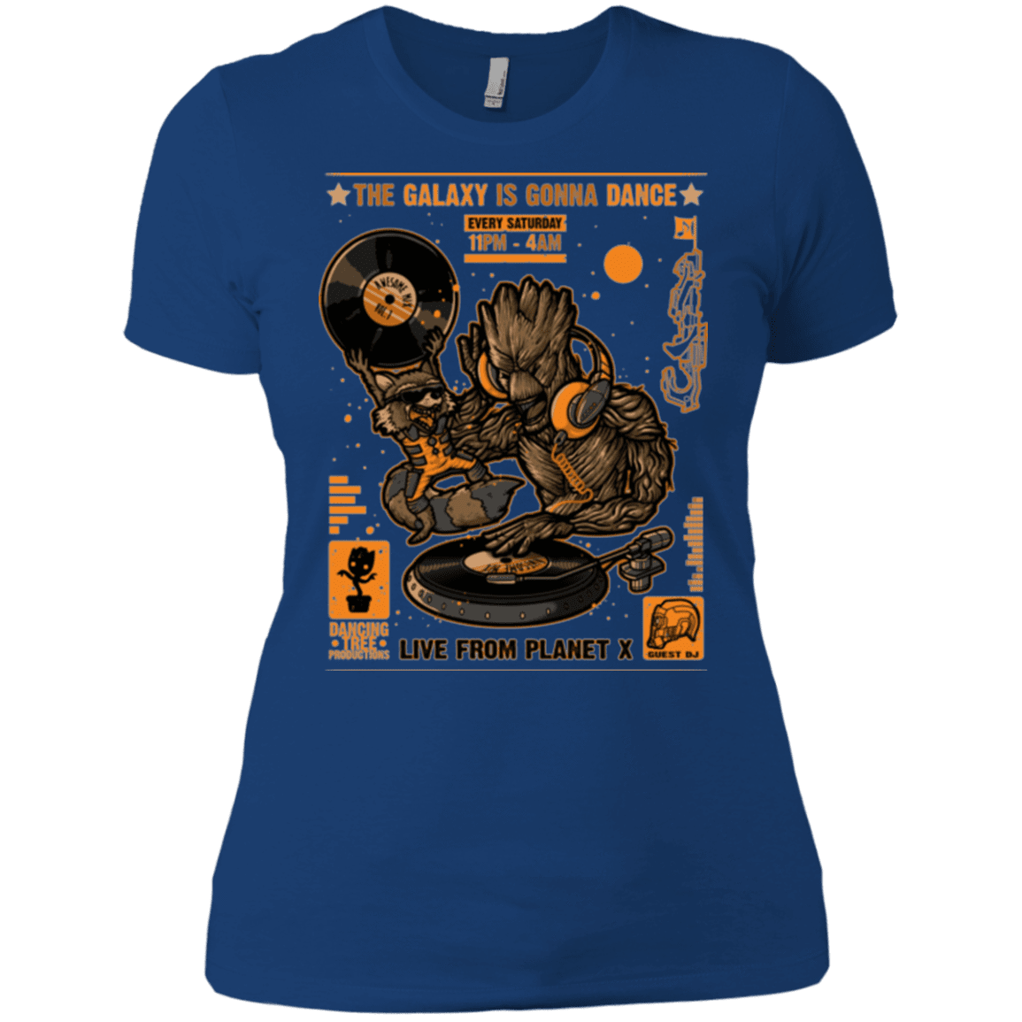 T-Shirts Royal / X-Small GALAXY GIG Women's Premium T-Shirt