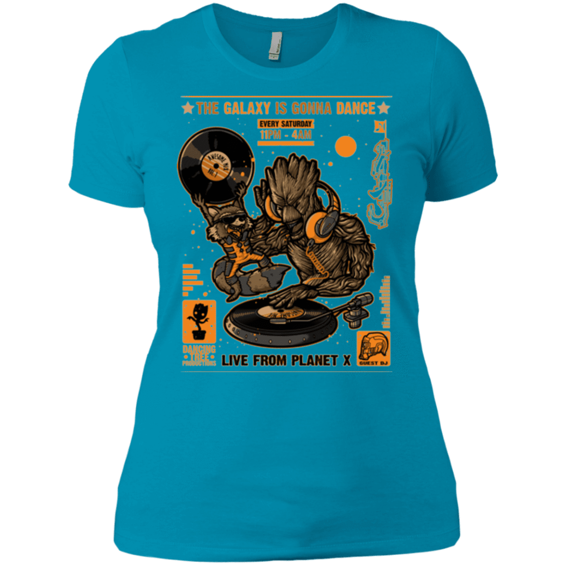 T-Shirts Turquoise / X-Small GALAXY GIG Women's Premium T-Shirt