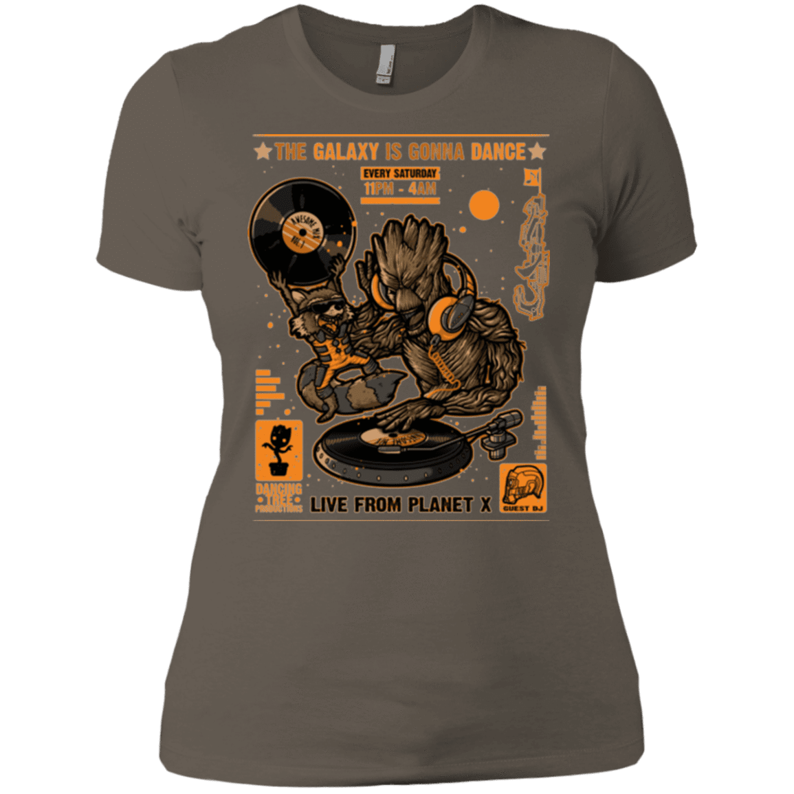 T-Shirts Warm Grey / X-Small GALAXY GIG Women's Premium T-Shirt