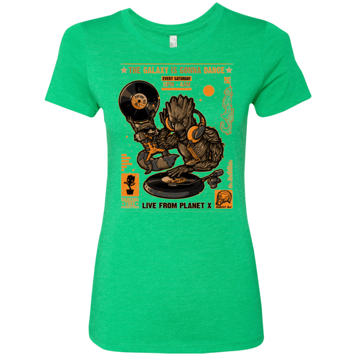 T-Shirts Envy / Small GALAXY GIG Women's Triblend T-Shirt