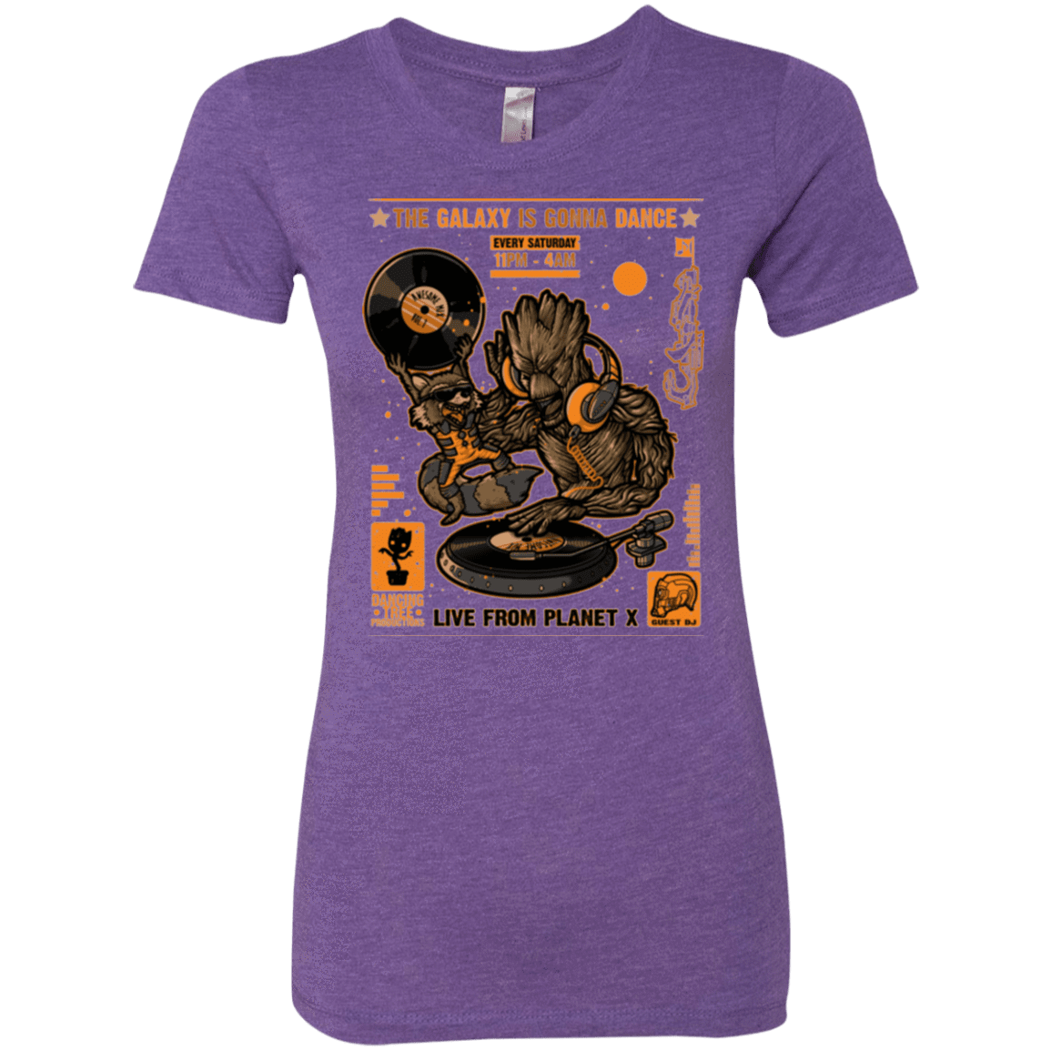 T-Shirts Purple Rush / Small GALAXY GIG Women's Triblend T-Shirt