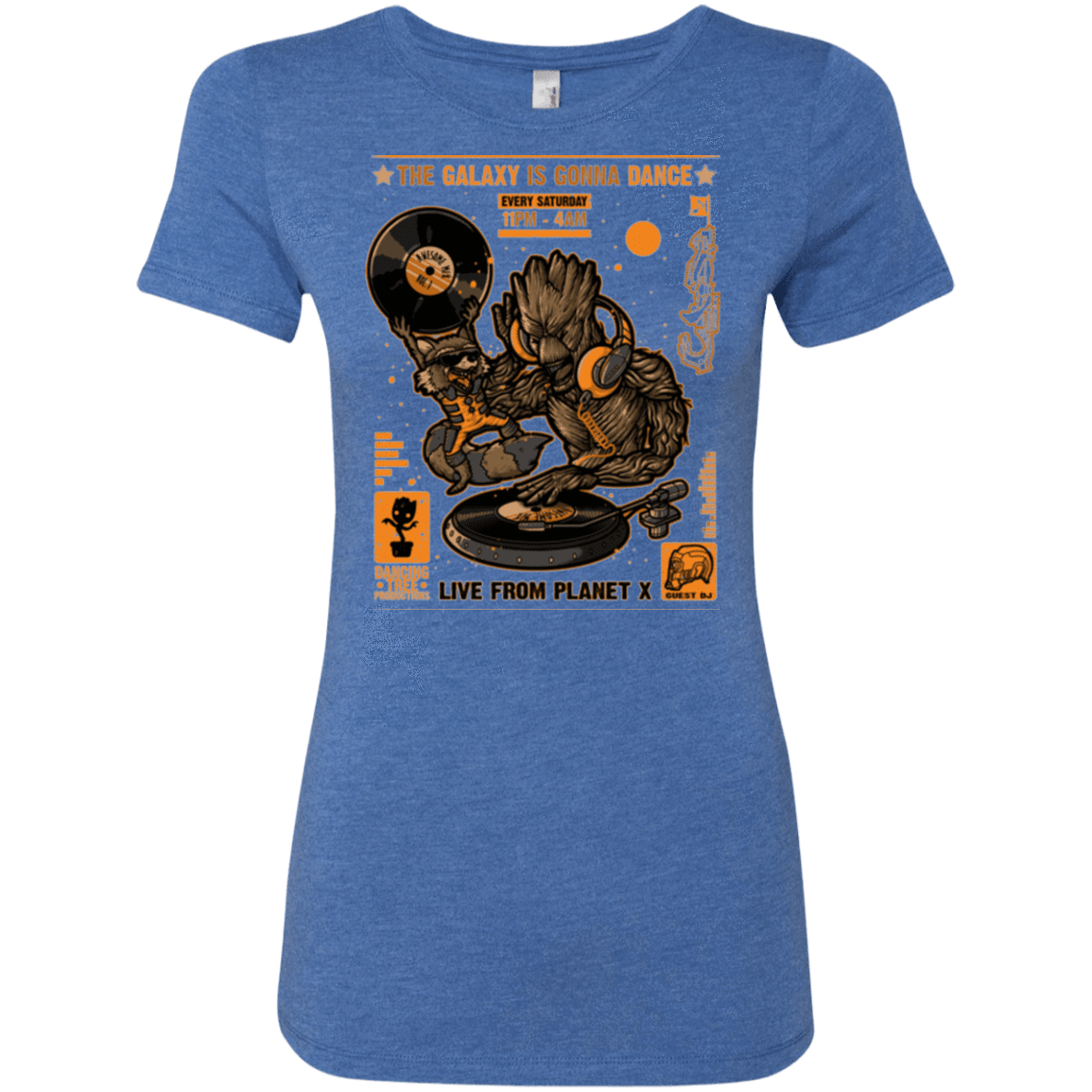 T-Shirts Vintage Royal / Small GALAXY GIG Women's Triblend T-Shirt