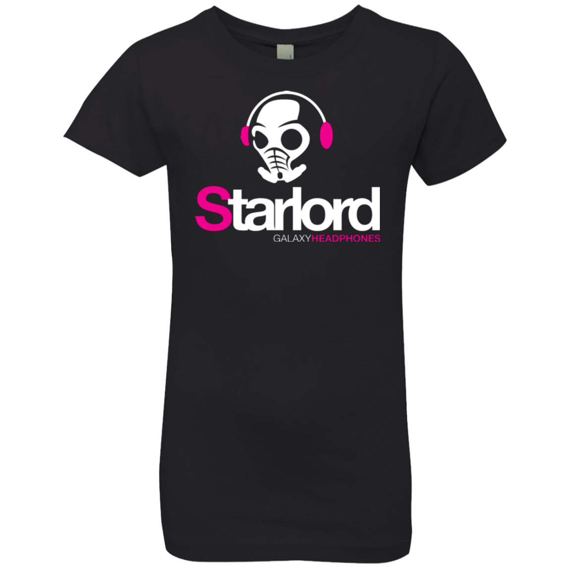 T-Shirts Black / YXS Galaxy Headphones Girls Premium T-Shirt