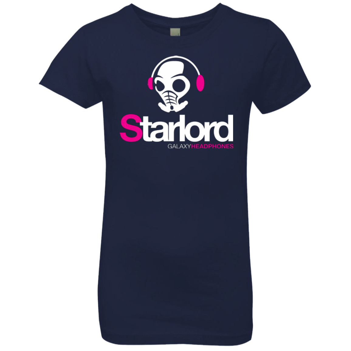 T-Shirts Midnight Navy / YXS Galaxy Headphones Girls Premium T-Shirt