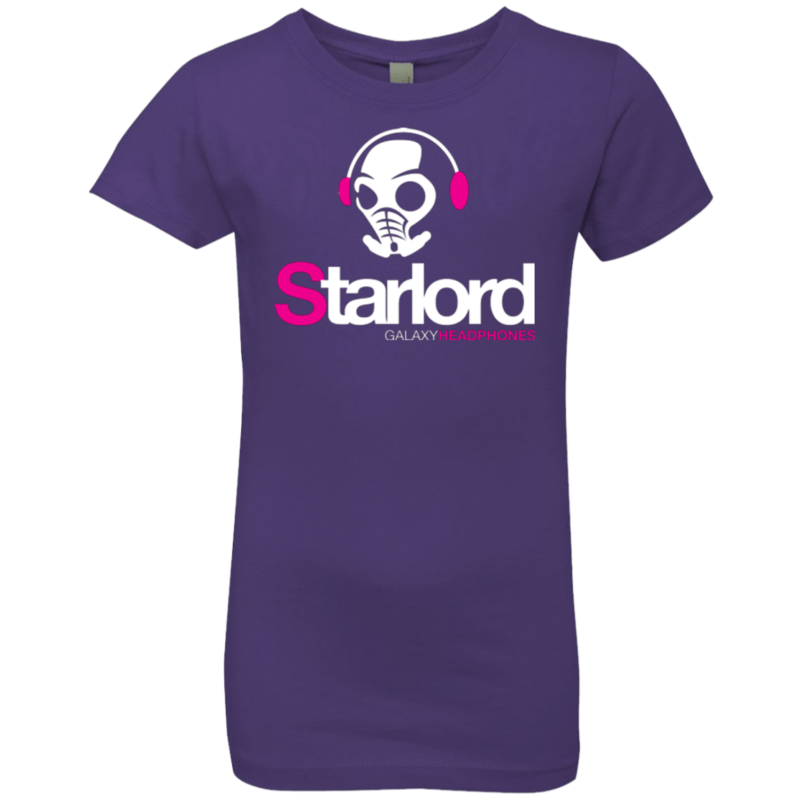 T-Shirts Purple Rush / YXS Galaxy Headphones Girls Premium T-Shirt