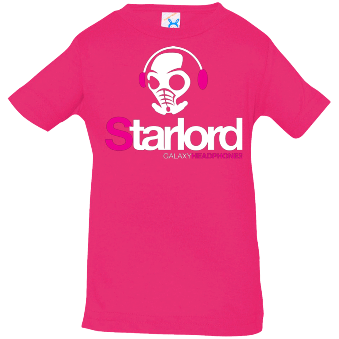 T-Shirts Hot Pink / 6 Months Galaxy Headphones Infant Premium T-Shirt
