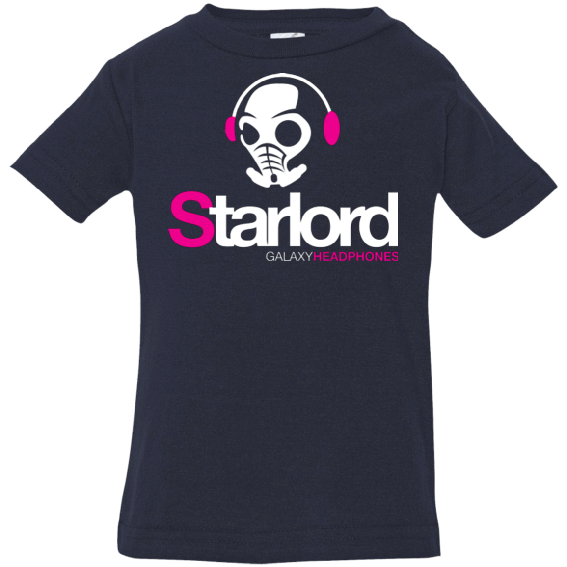T-Shirts Navy / 6 Months Galaxy Headphones Infant Premium T-Shirt