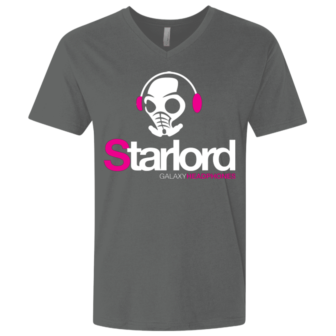 T-Shirts Heavy Metal / X-Small Galaxy Headphones Men's Premium V-Neck