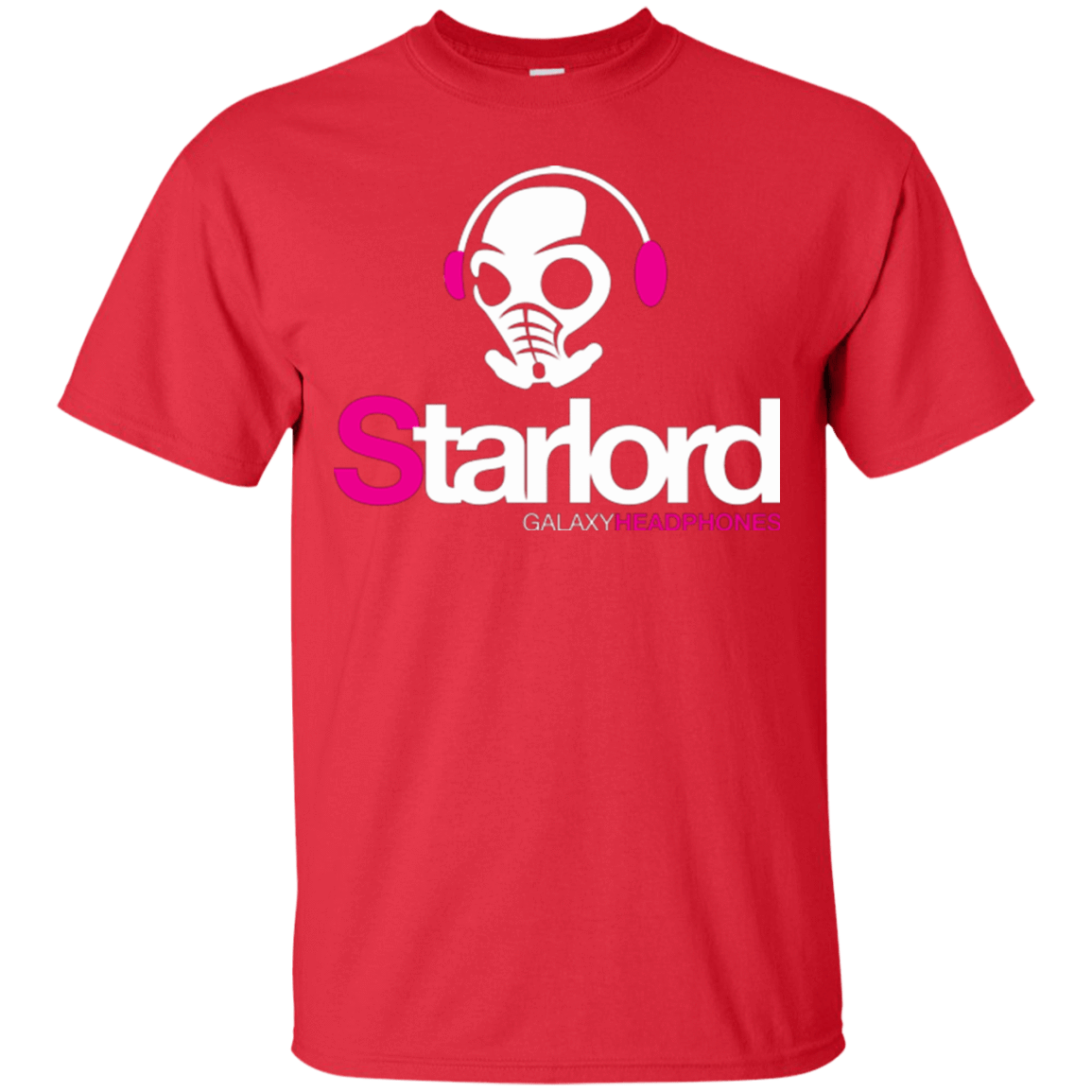 T-Shirts Red / Small Galaxy Headphones T-Shirt