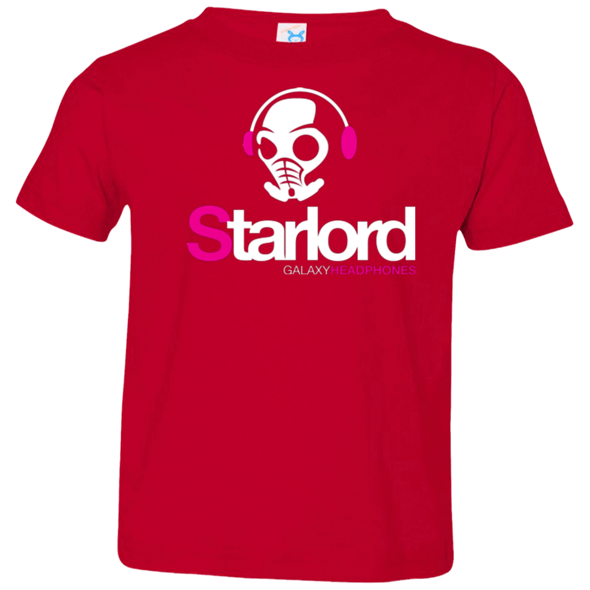 T-Shirts Red / 2T Galaxy Headphones Toddler Premium T-Shirt