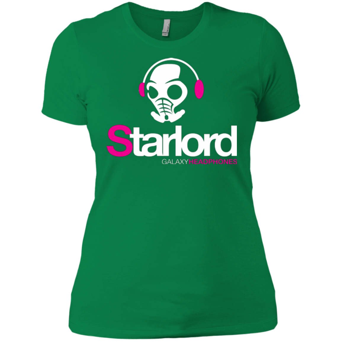 T-Shirts Kelly Green / X-Small Galaxy Headphones Women's Premium T-Shirt