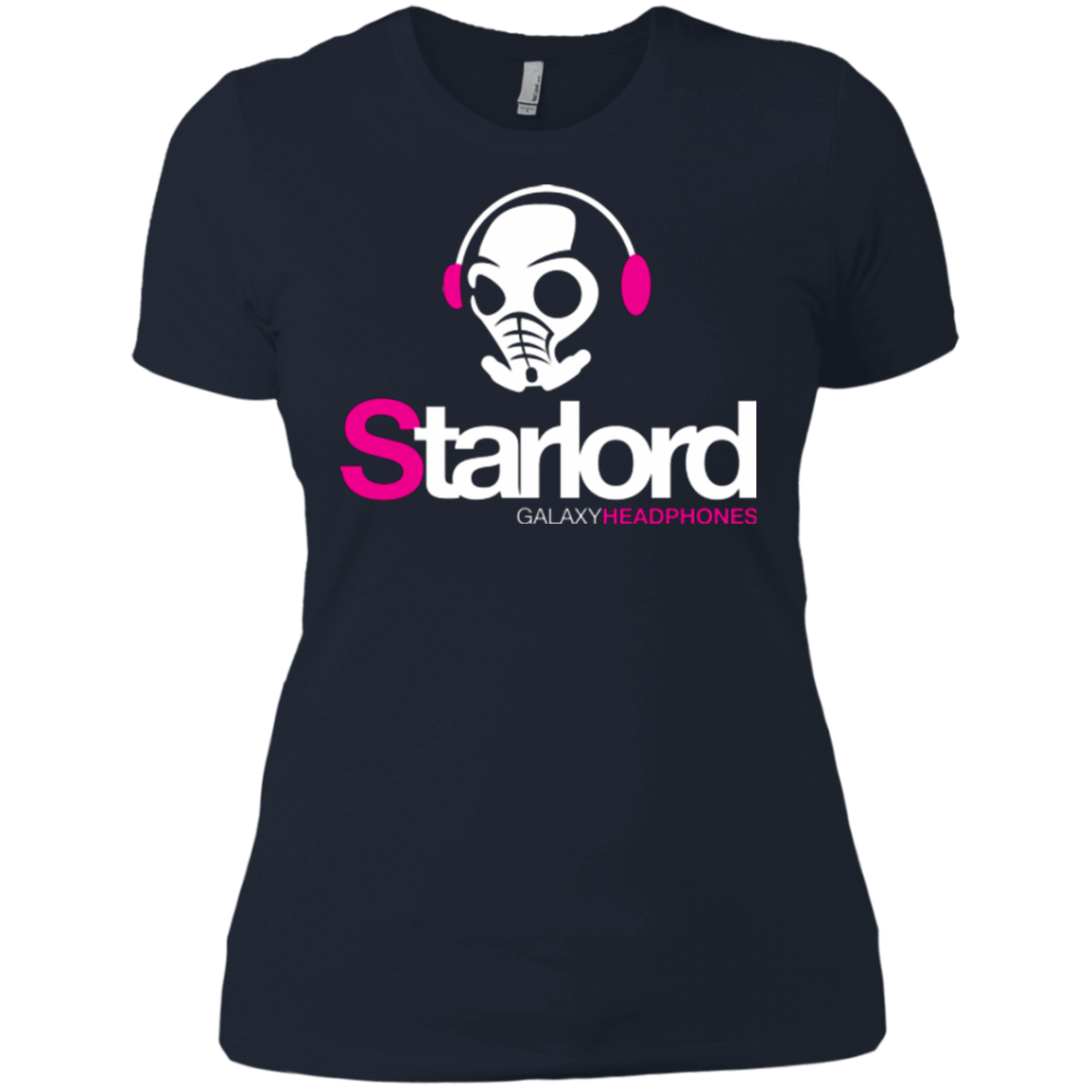 T-Shirts Midnight Navy / X-Small Galaxy Headphones Women's Premium T-Shirt