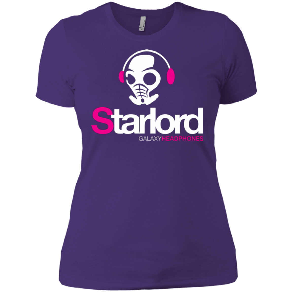 T-Shirts Purple / X-Small Galaxy Headphones Women's Premium T-Shirt