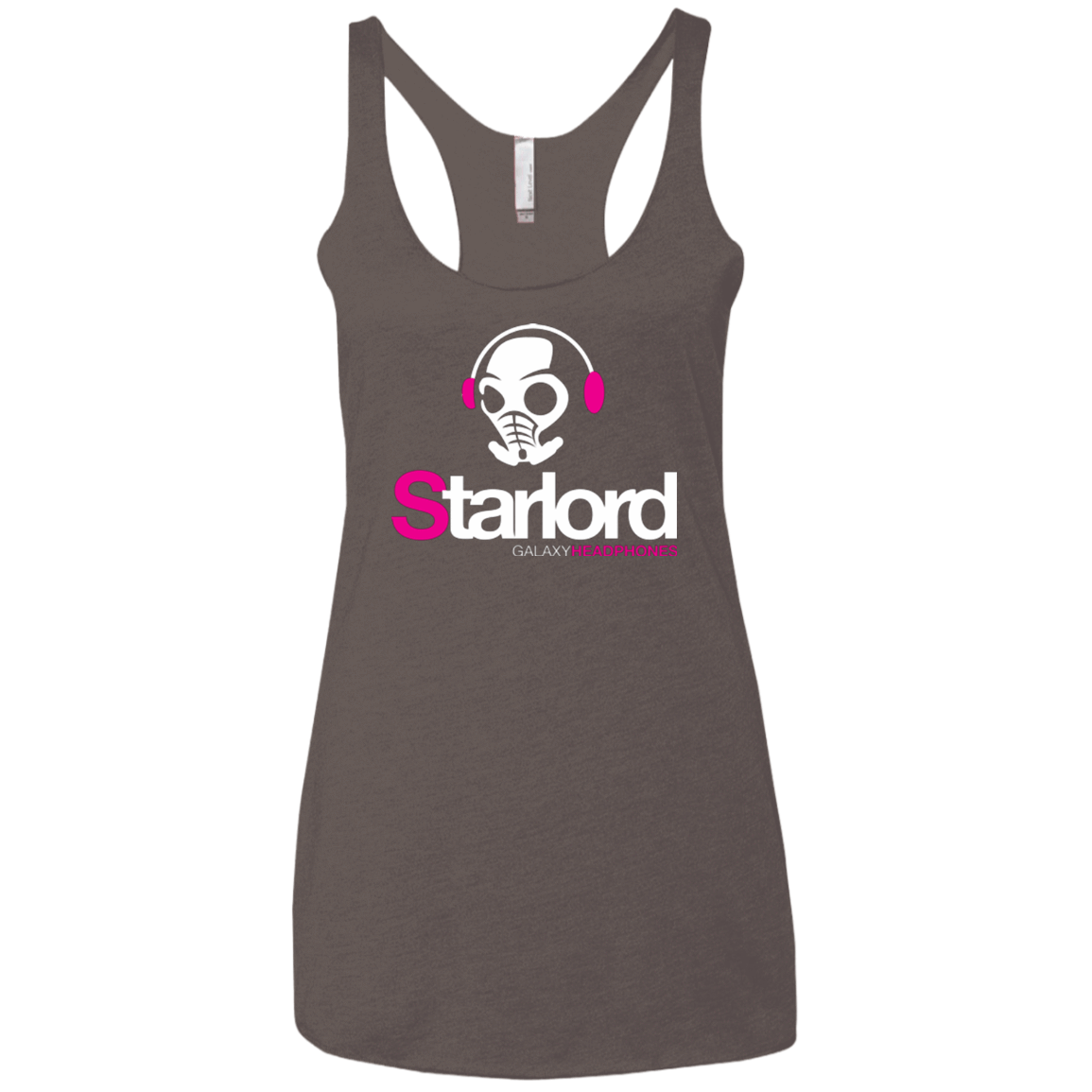 T-Shirts Macchiato / X-Small Galaxy Headphones Women's Triblend Racerback Tank