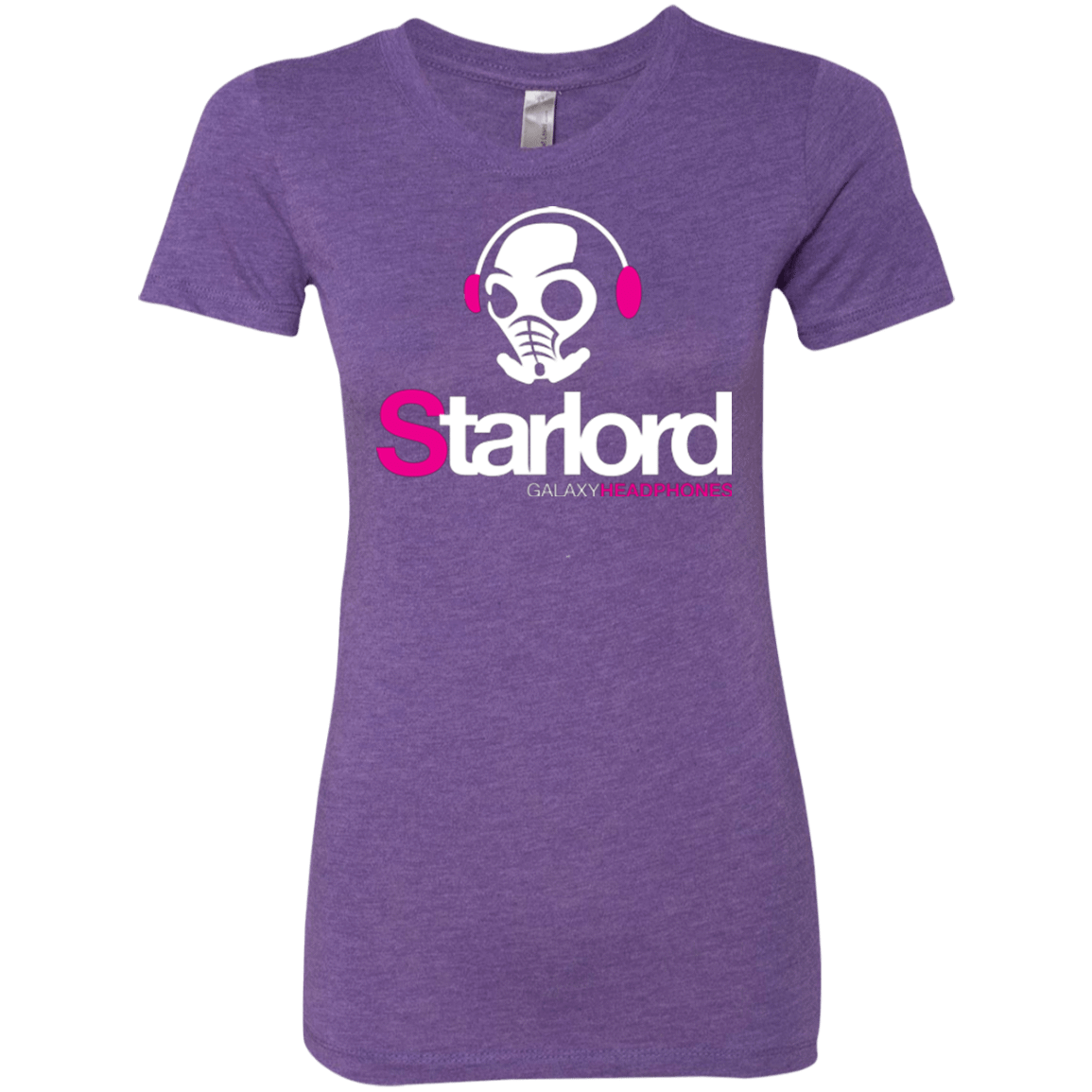 T-Shirts Purple Rush / Small Galaxy Headphones Women's Triblend T-Shirt