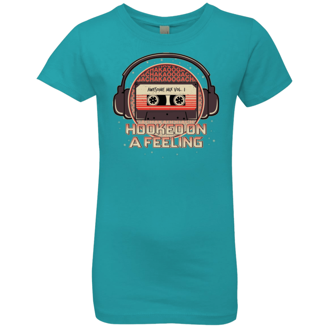 T-Shirts Tahiti Blue / YXS Galaxy Mix Girls Premium T-Shirt