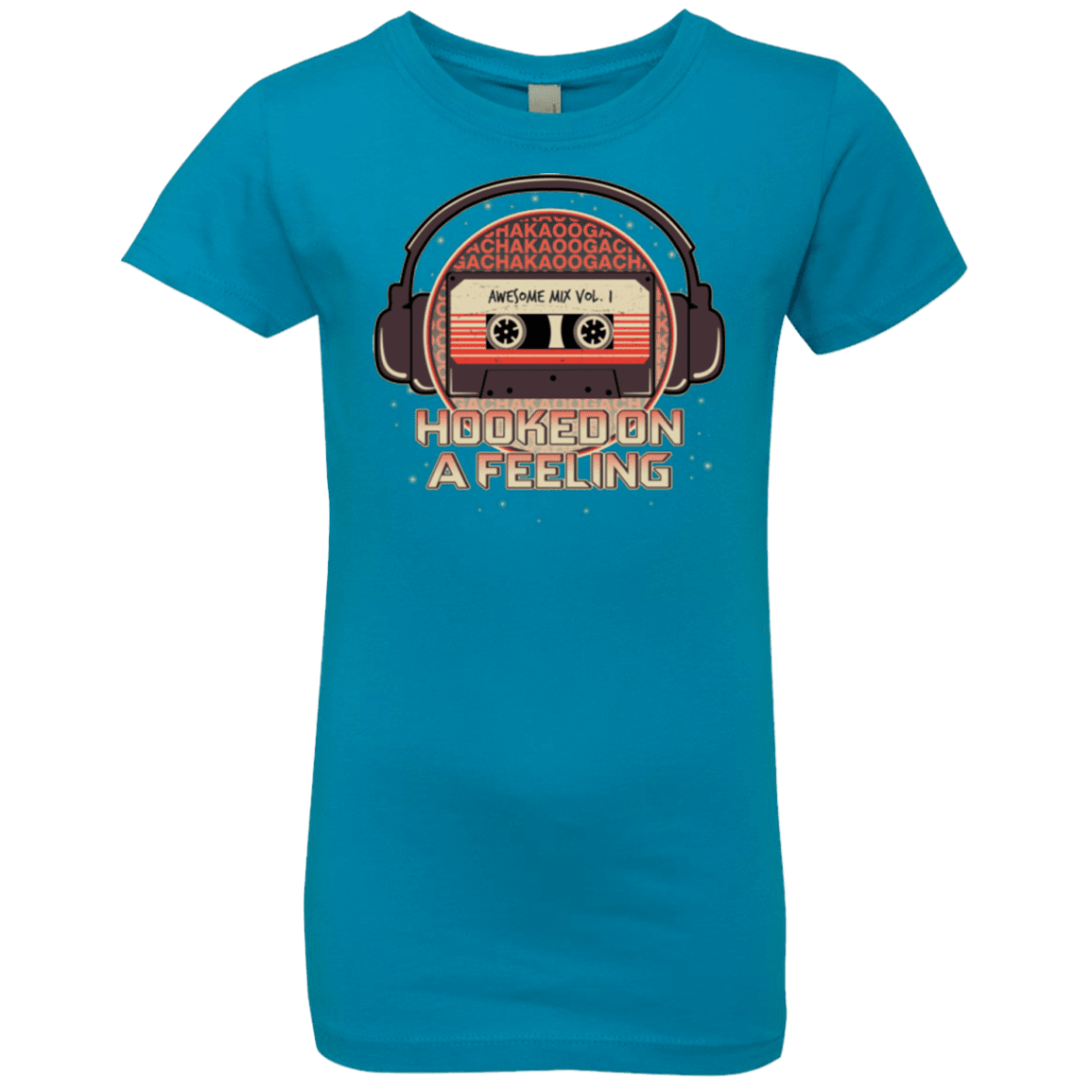 T-Shirts Turquoise / YXS Galaxy Mix Girls Premium T-Shirt