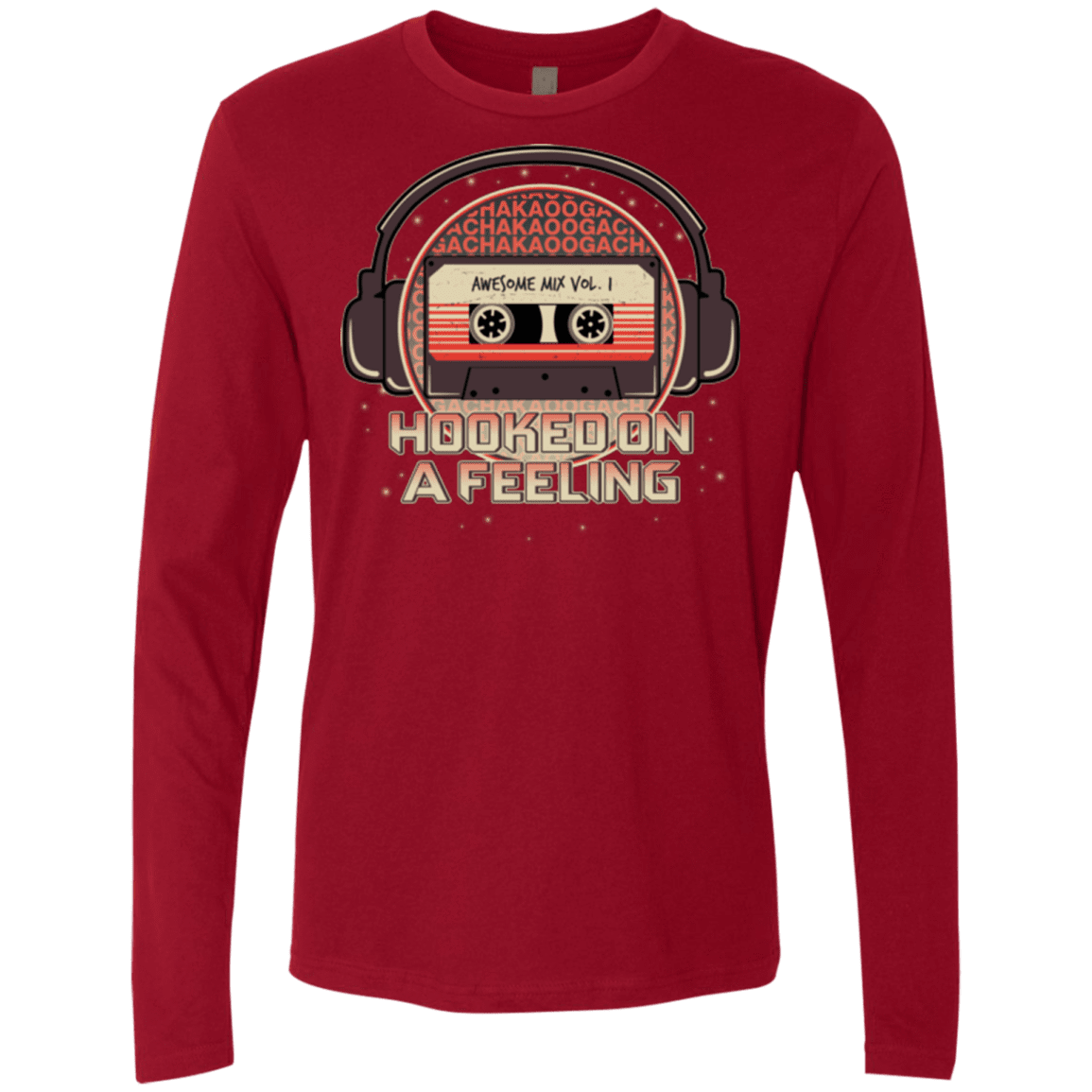 T-Shirts Cardinal / Small Galaxy Mix Men's Premium Long Sleeve