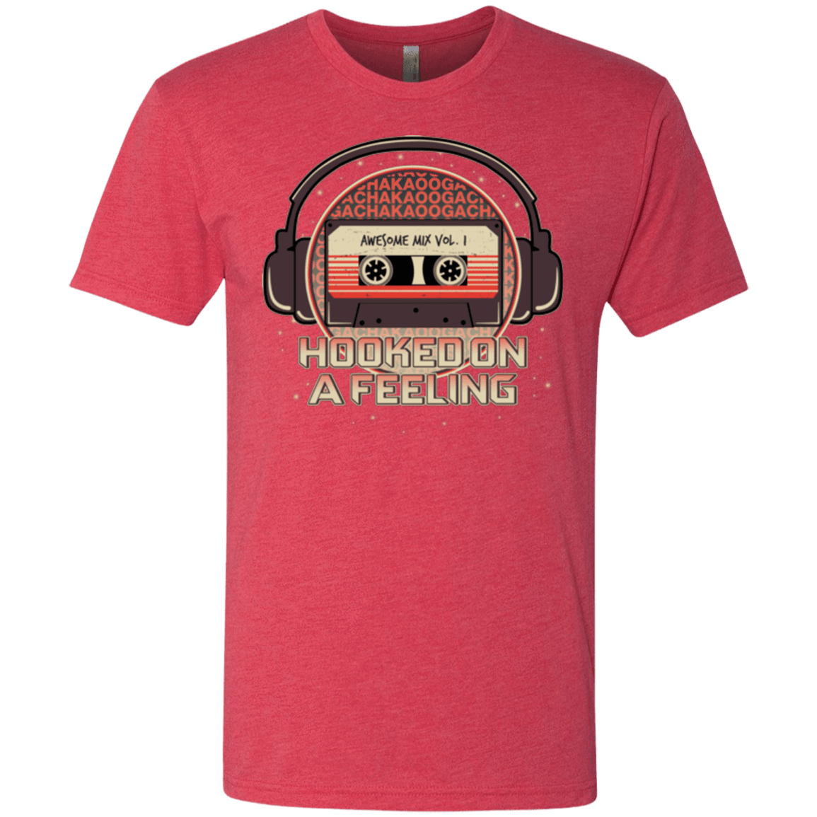 T-Shirts Vintage Red / Small Galaxy Mix Men's Triblend T-Shirt