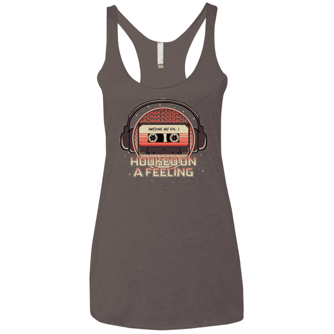 T-Shirts Macchiato / X-Small Galaxy Mix Women's Triblend Racerback Tank