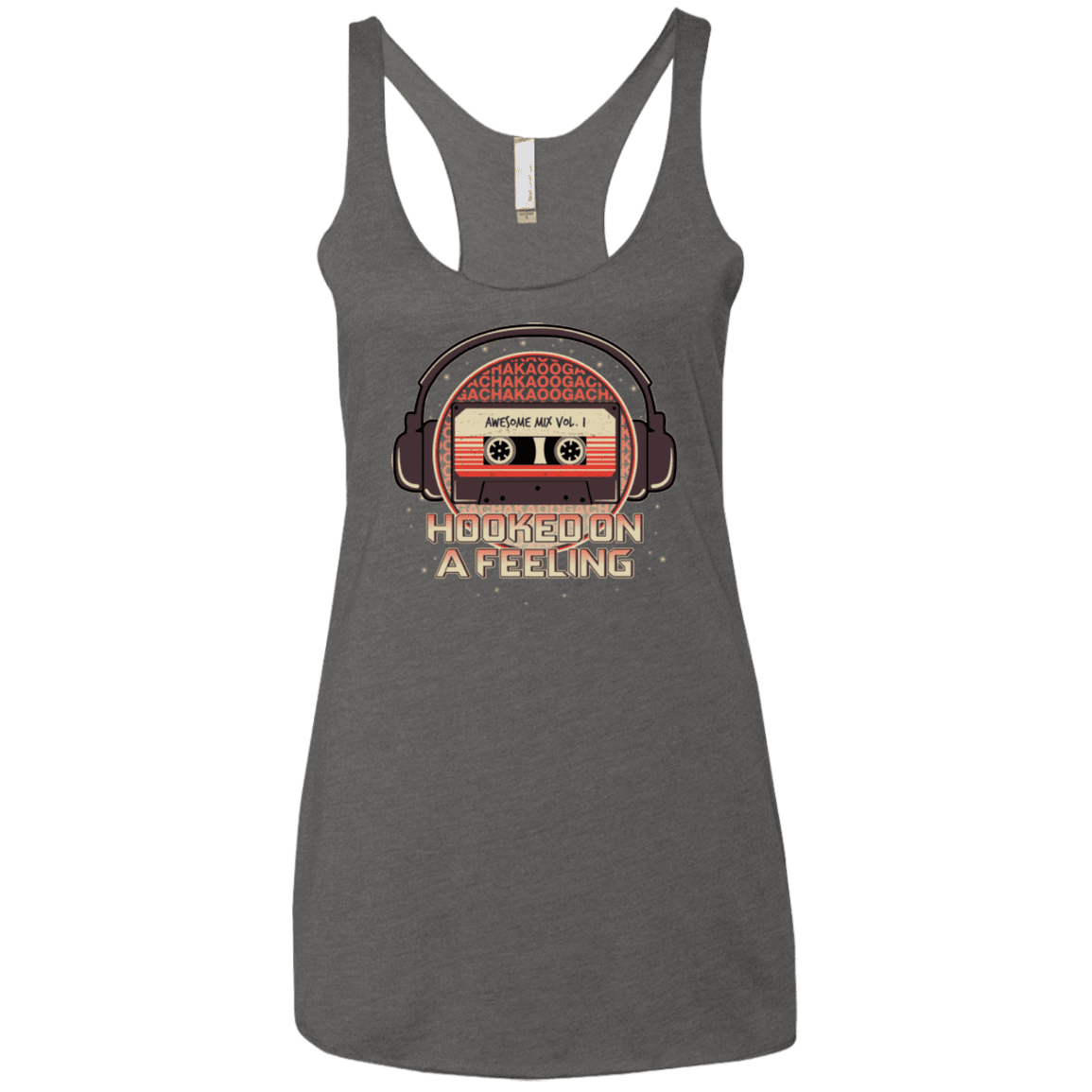 T-Shirts Premium Heather / X-Small Galaxy Mix Women's Triblend Racerback Tank