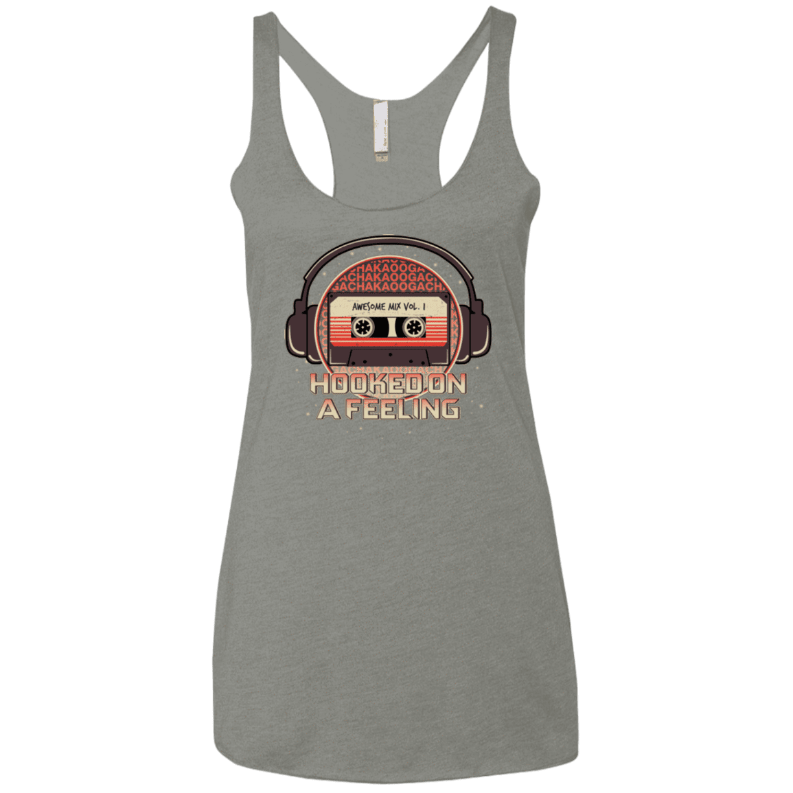 T-Shirts Venetian Grey / X-Small Galaxy Mix Women's Triblend Racerback Tank