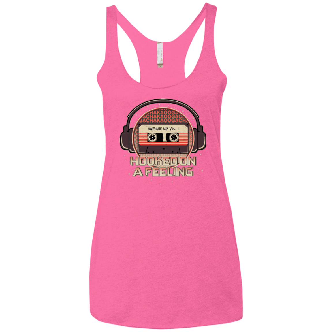T-Shirts Vintage Pink / X-Small Galaxy Mix Women's Triblend Racerback Tank