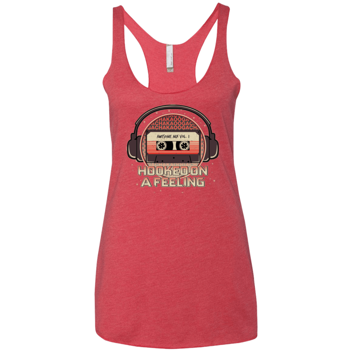 T-Shirts Vintage Red / X-Small Galaxy Mix Women's Triblend Racerback Tank