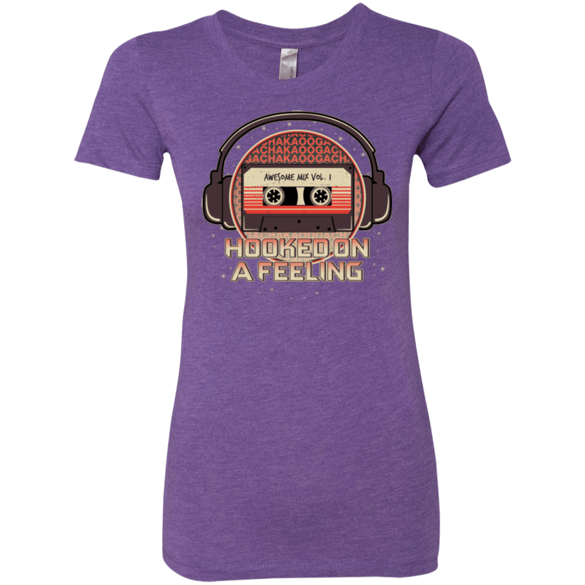 T-Shirts Purple Rush / Small Galaxy Mix Women's Triblend T-Shirt