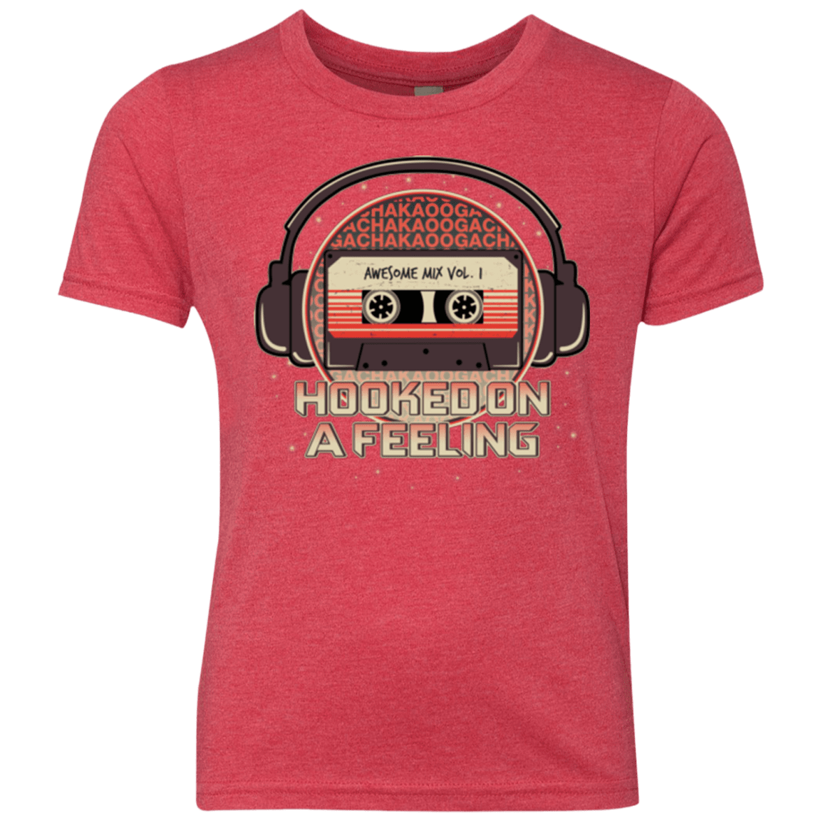 T-Shirts Vintage Red / YXS Galaxy Mix Youth Triblend T-Shirt