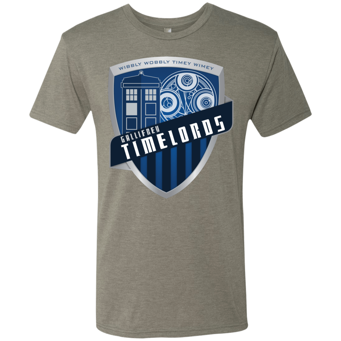 T-Shirts Venetian Grey / S Gallifrey Timelords Men's Triblend T-Shirt