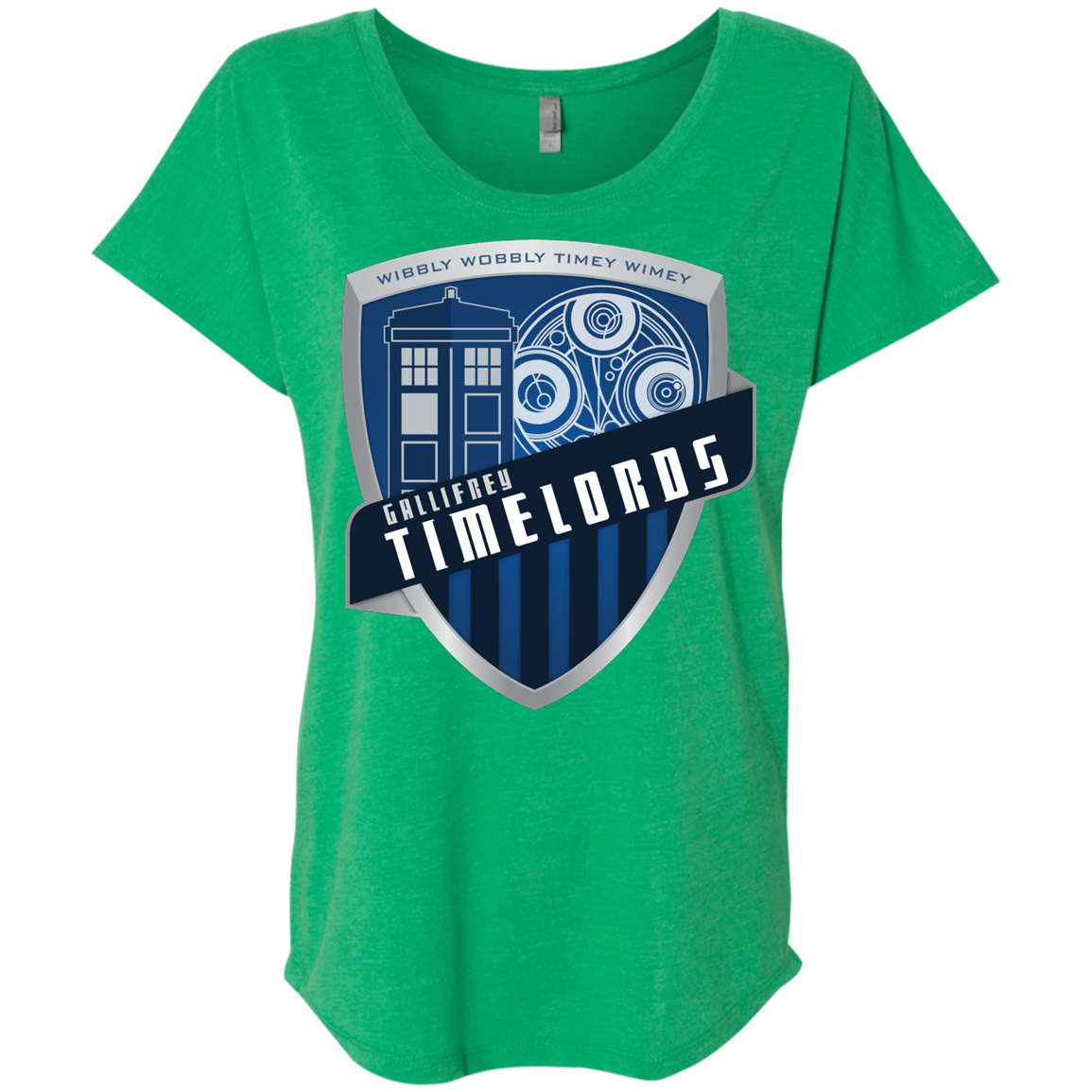 T-Shirts Envy / X-Small Gallifrey Timelords Triblend Dolman Sleeve