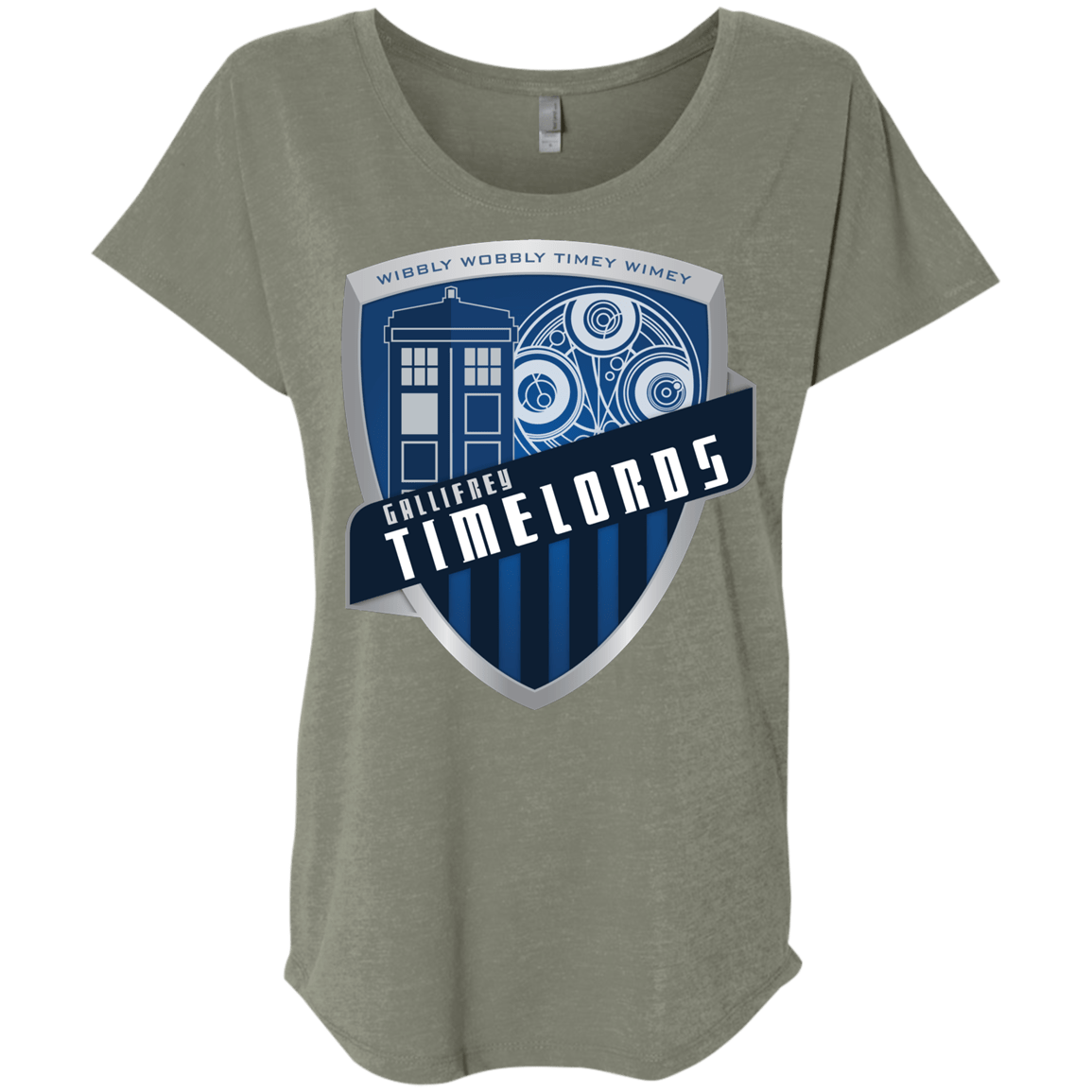 T-Shirts Venetian Grey / X-Small Gallifrey Timelords Triblend Dolman Sleeve