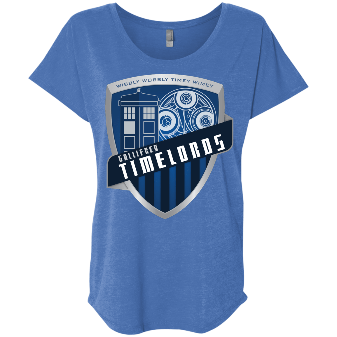 T-Shirts Vintage Royal / X-Small Gallifrey Timelords Triblend Dolman Sleeve