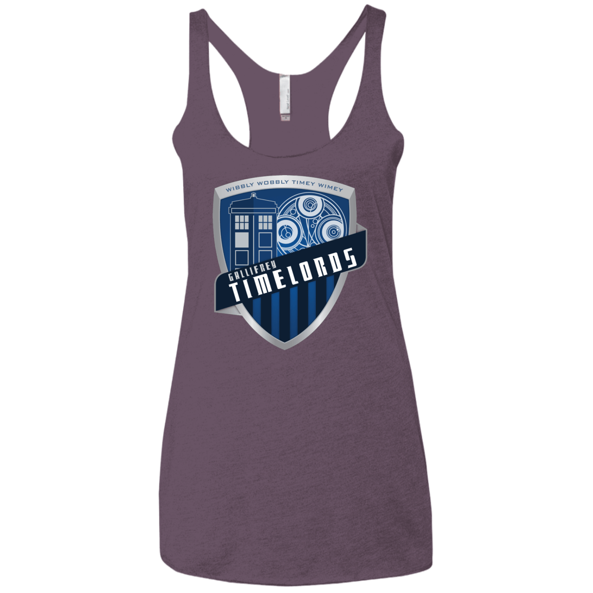 T-Shirts Vintage Purple / X-Small Gallifrey Timelords Women's Triblend Racerback Tank