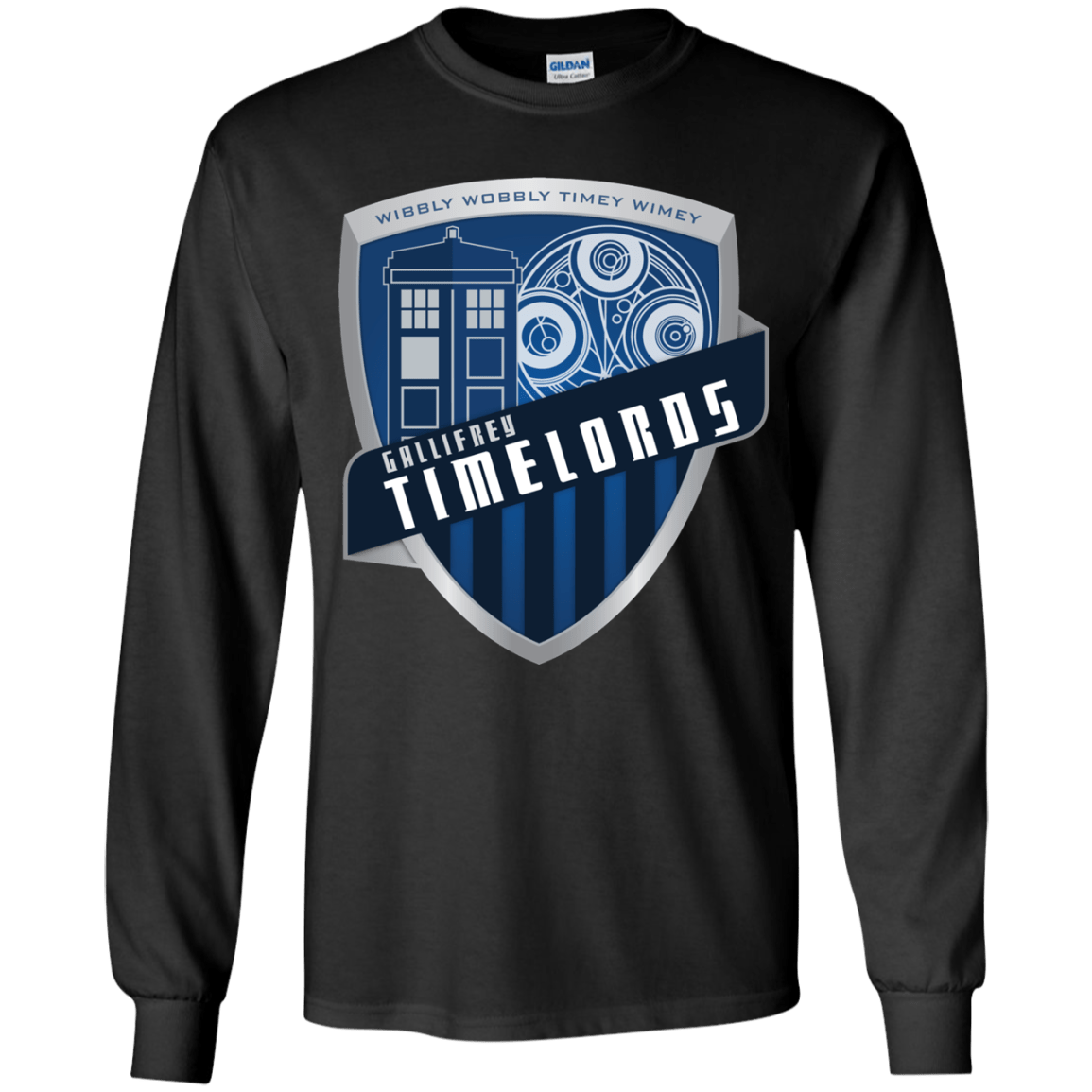 T-Shirts Black / YS Gallifrey Timelords Youth Long Sleeve T-Shirt
